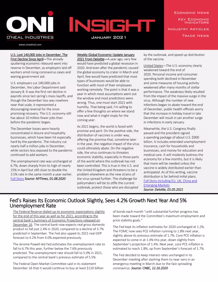 ONI INSIGHT JANUARY 2021